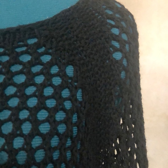 PINk Black Mesh Top Rare - Picture 3 of 5